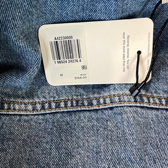 Levi's Vintage Premium Reversible Varsity Jean Jacket NEW WITH TAGS - Picture 12 of 16